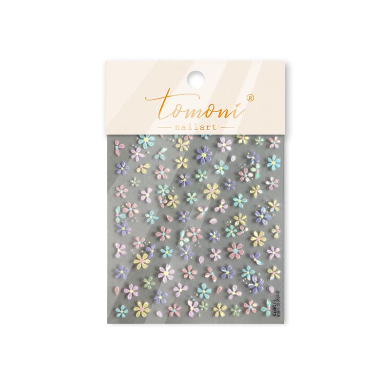 

Tomoni Shell Light Spring Nail Stickers: Stylish Japanese Nail Art for Kids