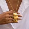 Modern Geometric Drop Necklace Versatile Jewelry Accessory For Casual Office Evening Event And Special Occasions