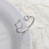 Cat Claw Charming Ring Delicate And Alluring Cute And Sweet Copper Material Adjustable Opening Design Animalzodiac