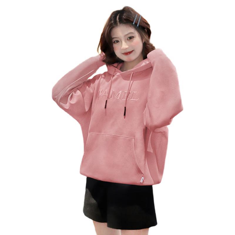 Camel Unisex Heavyweight Hooded Sweatshirt L