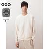 GXG Men's Waffle Texture Two-Tone Pullover Sweatshirt