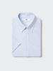 Uniqlo Japan Dry Non Iron Jersey Shirt Button Down Striped