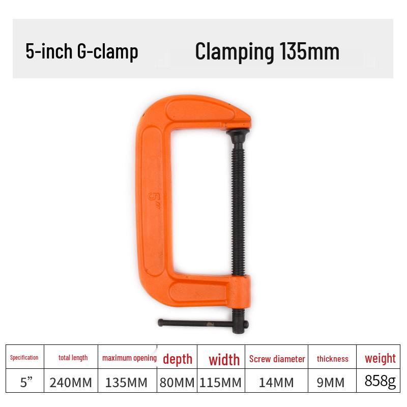 Quick Woodworking A-Clamp for Marble & Stone, Thickened Spring, 4/6/9 Inch