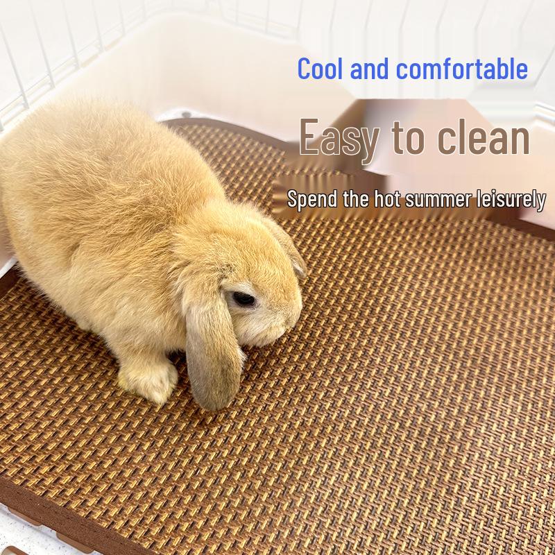 Rabbit & Small Pet Rattan Cooling Mat for Summer