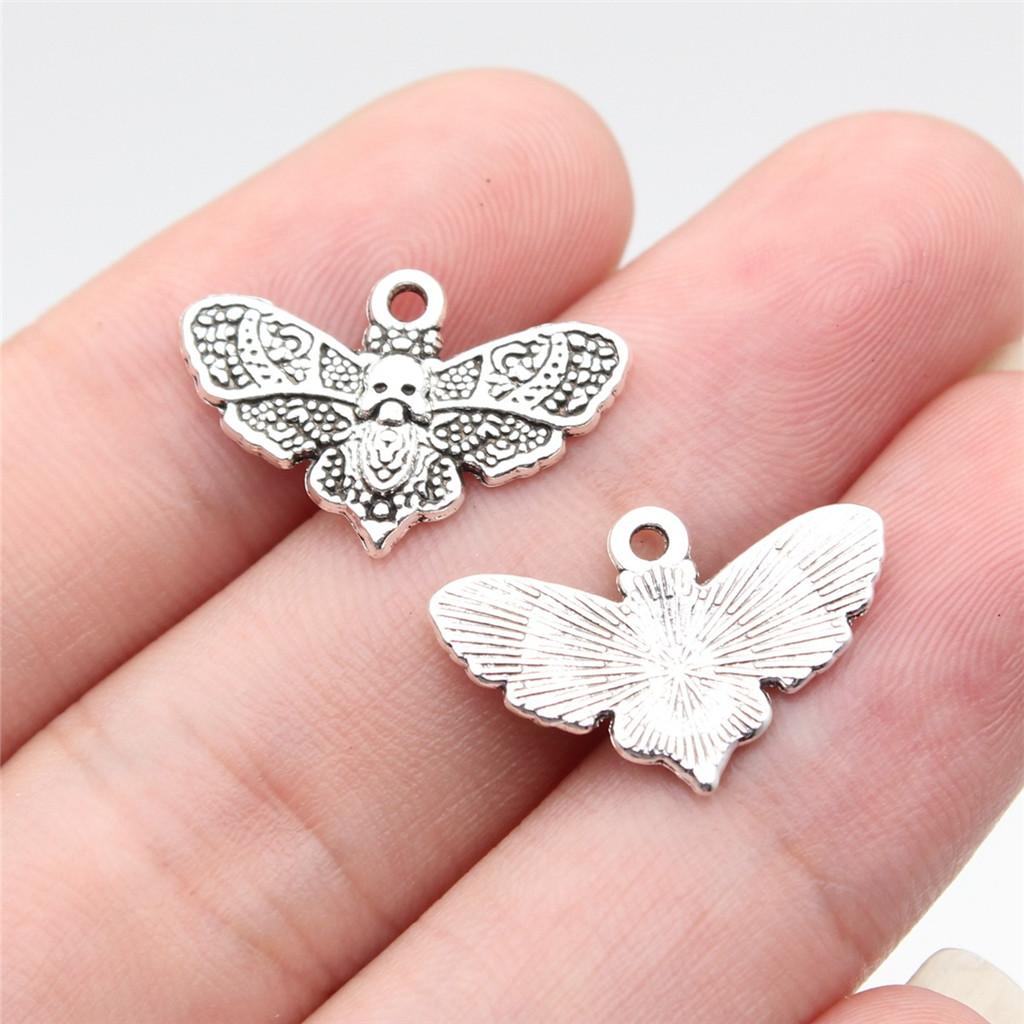 Charms Small Butterfly Pendants Wedding Jewelry Findings ZC114