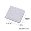Men's Leather Canvas Zipper Wallet & Card Holder