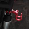 Aluminum Double Hook Easy to Install Double Hook for Motorcycle & Scooter Riders for for Hanging Helmets & Gear