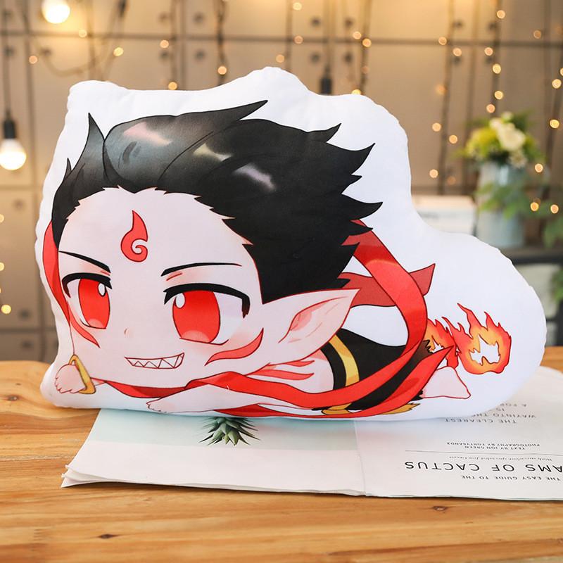 Ao Nezha Bing Plush Toy Pillows Cartoon Stuffed Doll Decorations Gifts Kids