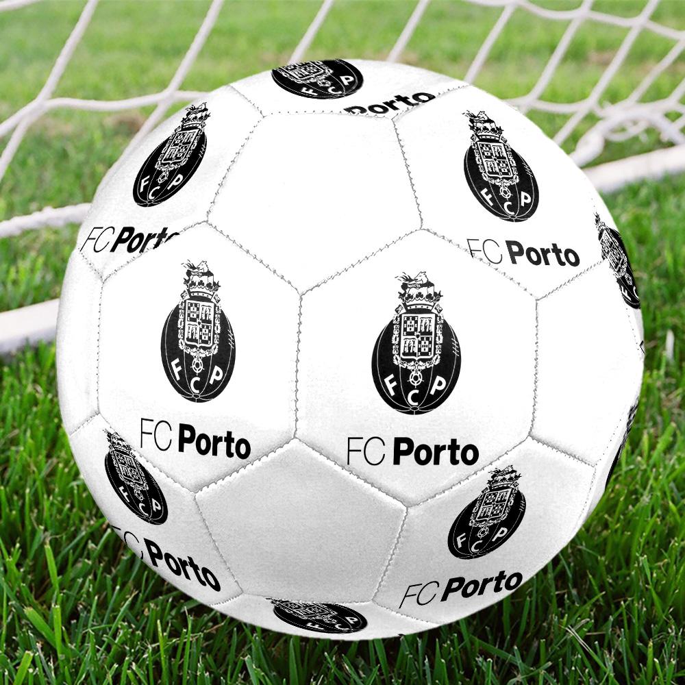 1PC FC Porto Portugal Size 5 Soccer Ball PrahaIndoor Soccer Ball Colorful All Ages Machine Stitched PVC Competition Ready Durable High-Bounce