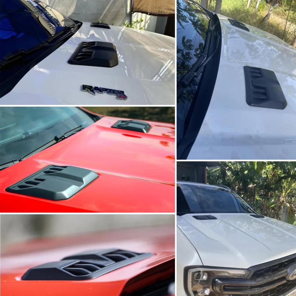 Universal ABS Engine Hood Vent Grille Decorative Cover