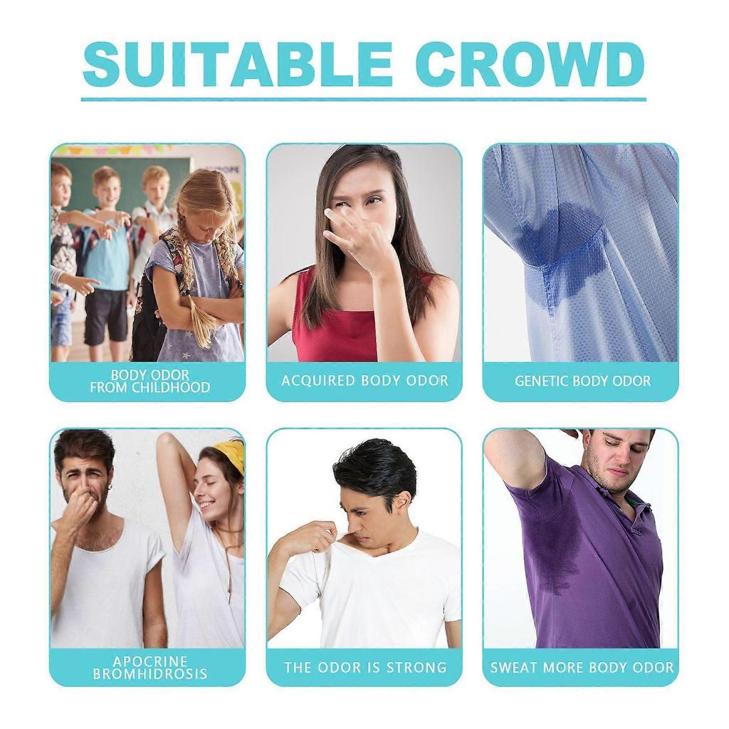 Deodorant body odor roller ball sweat odor armpit odor portable light fragrance body odor roll-on 30ml