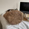 Straw Tote Bag Large Capacity Straw Bag For Women Woven Fashion Handmade Boho Shoulder Bag High-end Seaside Vacation Beach Bag