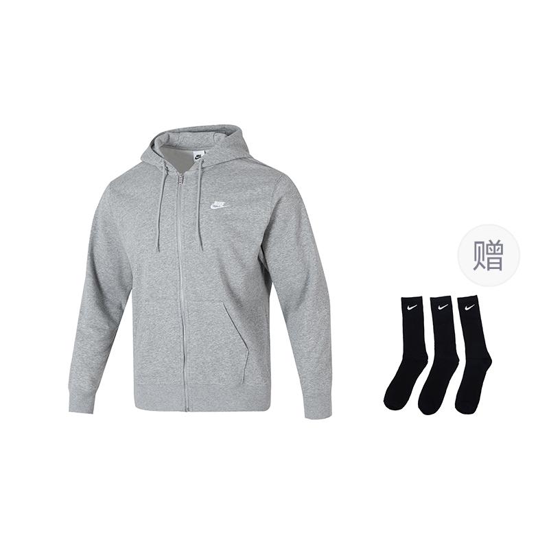 Nike Клубна толстовка чоловіча сіра FN3885-063