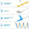 USB 5V LED Strip Light COB Touch Dimmer Control Lamp High Density RA90 Flexible Tape Lights 320Leds/m For Home Cabinet Decor