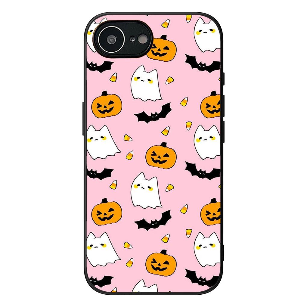 Little Ghost with Halloween Pumpkin Cover for Motorola Moto Edge 50 30 Fusion 40 NEO Ultra Pro E14 G20 E15 G35 G84 G13 G53 Case