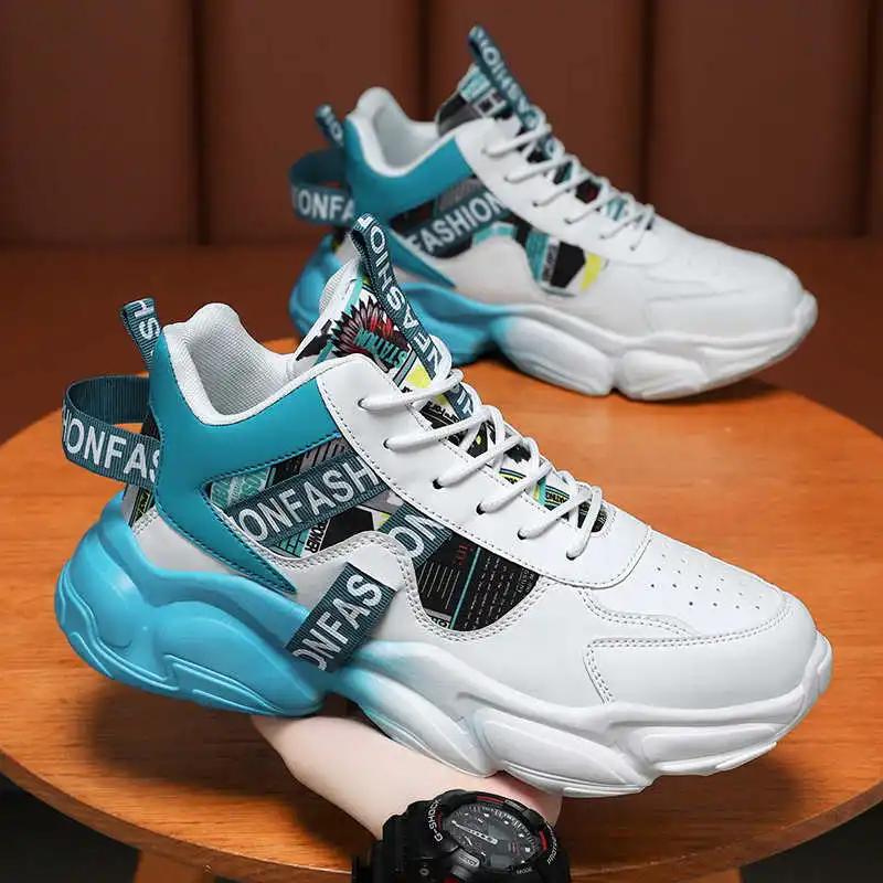 Natural Leather Lace Up Women's Sneakers For Sports Mary Jane Plus Size Women's Boots Shoes Shoes Shoes Athlete Traning