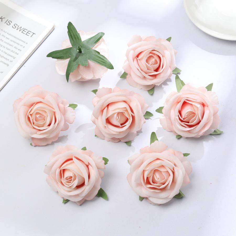 Premium Velvet Artificial Rose Heads for DIY Brooches and Clothing Accessories