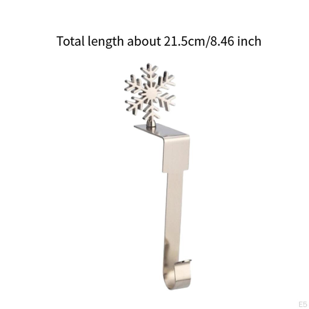 Christmas Stocking Holder Metal Hook for Living Room and Bar