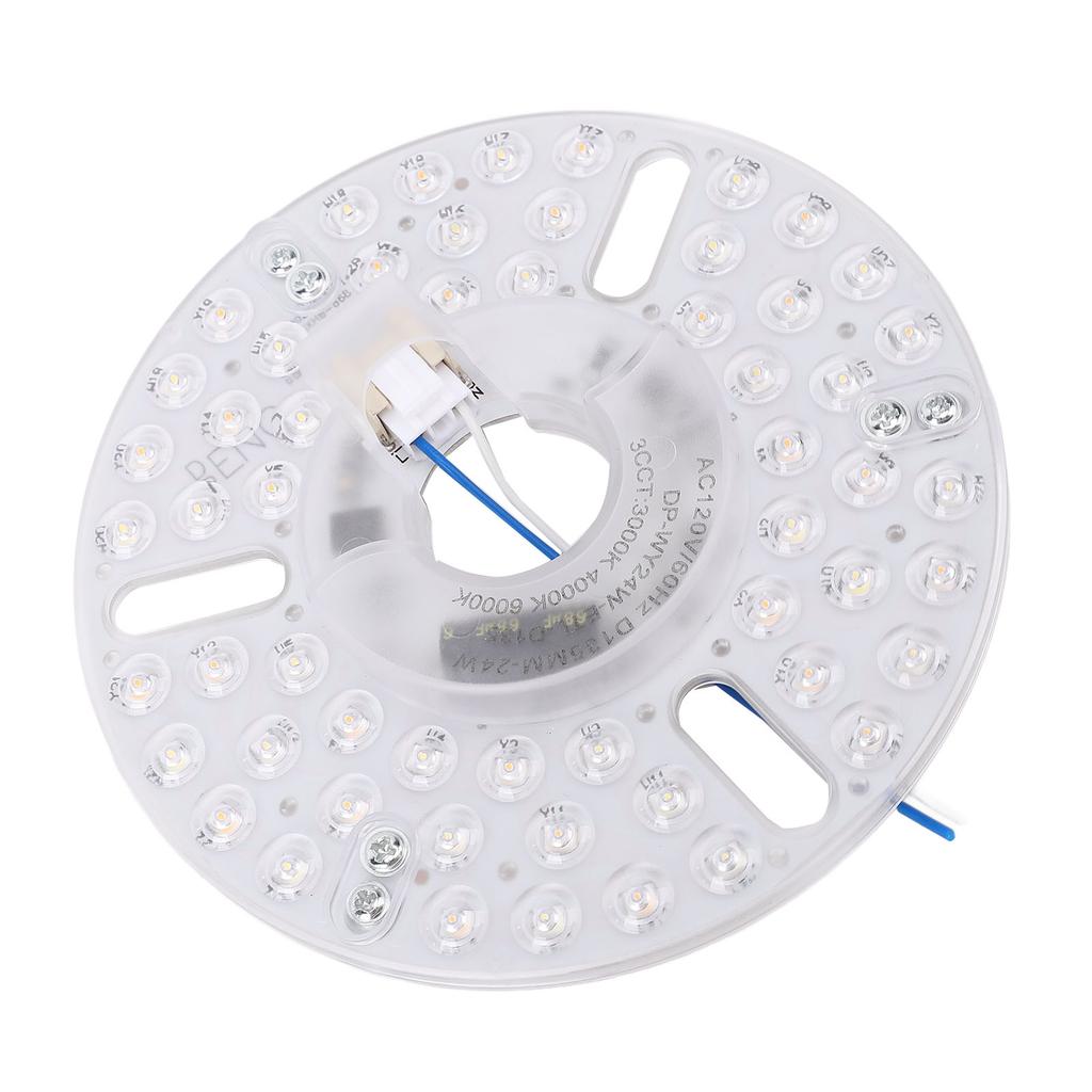 5.3 Inch Ceiling Fan LED Light Replacement 24W 3CCT Dimmable Magnetic LED Fan Light Board Panel Retrofit Light with Memory Function
