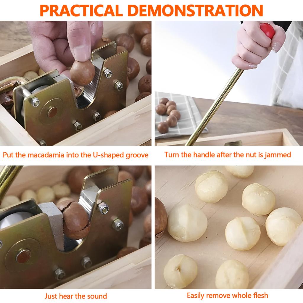 Nut Sheller Nutcracker Nut Tongs Walnuts Adjustable Manual Walnut Open Tool Macadamia Opener Peeling Machine for Pecans Almonds