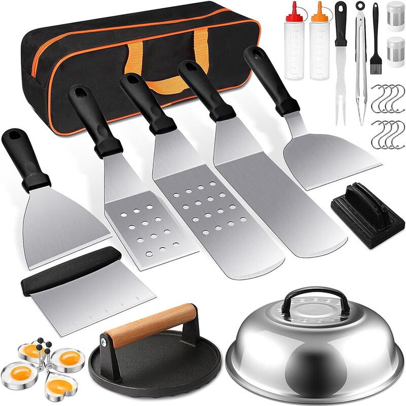 Stainless Steel Teppanyaki BBQ Tool Set