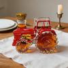 Bottiglia per liquori in vetro borosilicato a forma di trattore creativo per infusi e decorazione con design a prova di perdite