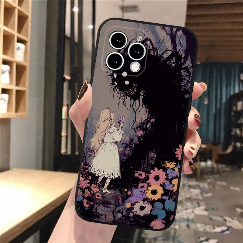 Phone Case For Iphone 17 Pro Max 17 Pro Air 16 15 14 13 Pro Max 15 16 Pro 15Plus Anime Girl Art