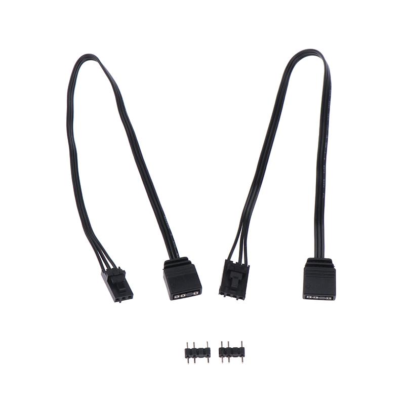 Adapter Cable For Corsair Rgb To Standard Argb 4Pin 3Pin Adapter Connector Pirate Ship Controller Adapter Line Ql Ll120 Icue