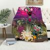 Funny Cartoon I-Invader Zim Blanket Blanket for Couch Sofa Travel Home Hiking Picni Bed Beding Flannel Blanket Birthday Gift