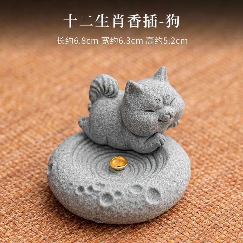 Incense Holder for Sticks Incense Stick Holder Ash Catcher for Meditation Yoga SPA Natural Stone Incense Burner Home Table Decor