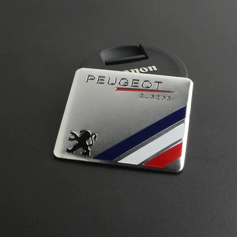 For Peugeot 2008 208 308 508 4008 408 3008 307 207 107 607 106 5008Car Styling Sticker 3D Aluminum Tail Emblem Badge Body Decal ENH5