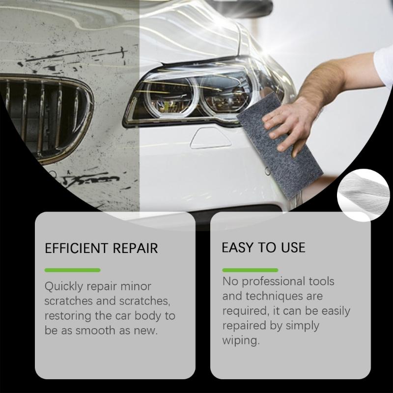 Car Scratch Remover Car Scratch Cleanings Cloth Set, Double Sided Cleaner for Cleaning and Polishing Maintenance Tool