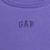 Gap Girls' Logo Embroidered Ribbed Long-Sleeve T-Shirt