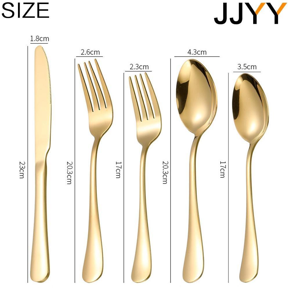 Premium 5-Piece Stainless Steel Flatware Set with Gift Box for Elegant Travel Camping Cutlery Home Wedding Use