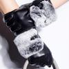 Hengyuanxiang Women's Warm Sheepskin Touchscreen Gloves
