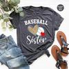 Baseball Schwester T-Shirt, Softball Schwester T-Shirt, Baseball Fan Schwester T-Shirt, Baseball Kleine Schwester, Baseball Liebhaber Tee