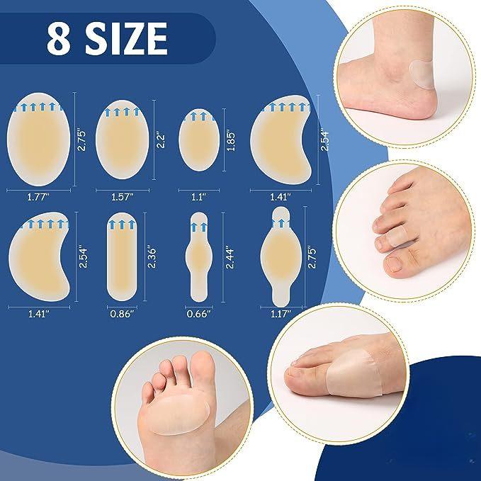 1/10/20piece Pack Anti-wear Foot Accessories Back Heel Sticker High Heel Leather Shoes Toe Heel Sticker Invisible Tape Ankle Rub Blister Sticker
