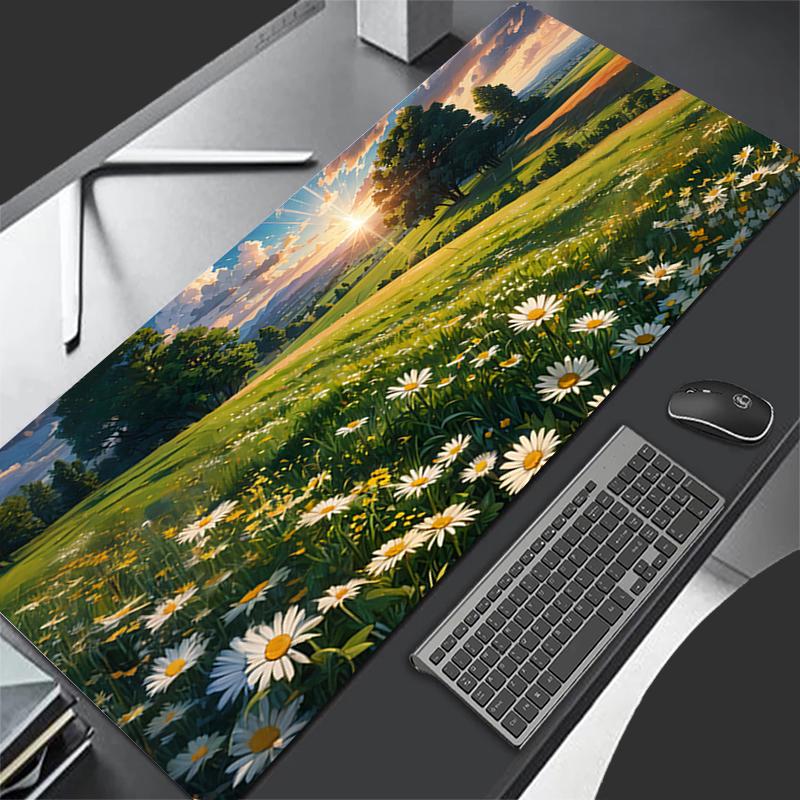 Gaming Mouse Pads Big Gamer Keyboard Desk Anime Scenery Mouse Mat Carpet Rubber Tapis Souris Gaming Notbook Pc Mousepad