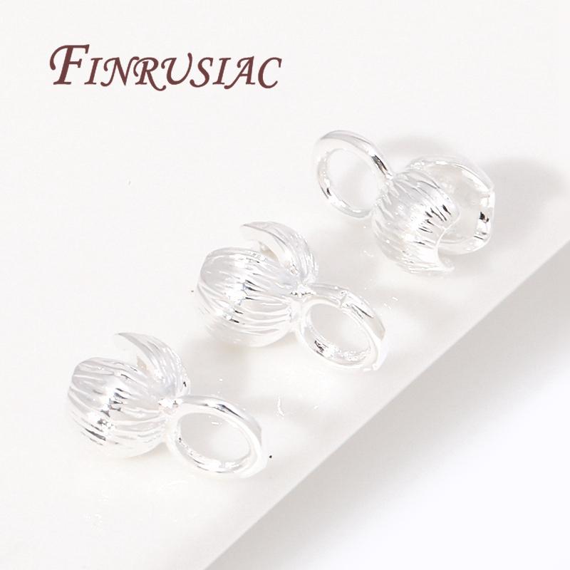 Crimp End Caps For Jewelry 18K Gold Plated Cord Ends Clam Shell Bead Tip Ball Chain Connector,DIY Bracelet/Necklace Fittings