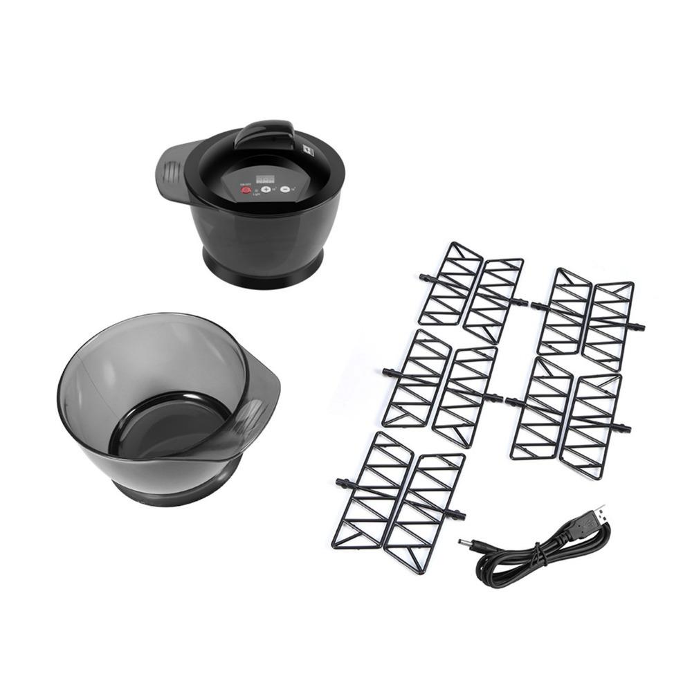 Portable Hair Color Mixing Bowl Rechargeable Hair Dye Mixer Electric Hair Mixer Home Hair Salon