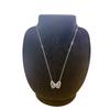 SWAROVSKI Butterfly Rhinestone Necklace Not specified Silver Women Used