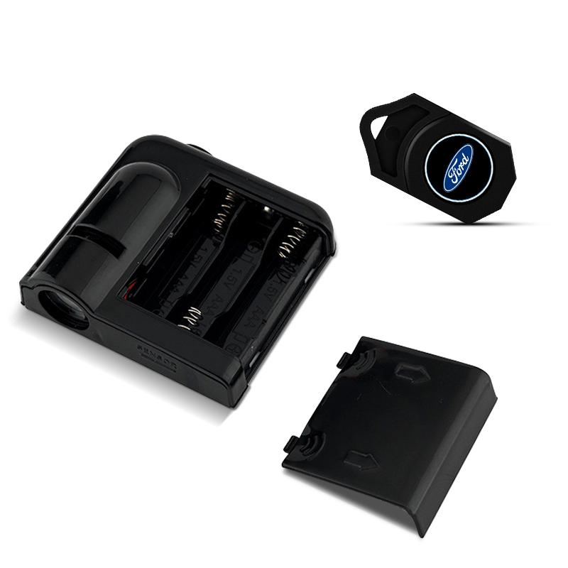 1/2Pcs Car Door Projector Lamps LED Welcome Light Emblem For Ford Focus Mondeo MK1 MK2 MK4 MK3 Fiesta ST Line Kugo Transit Escape Fusion Explorer