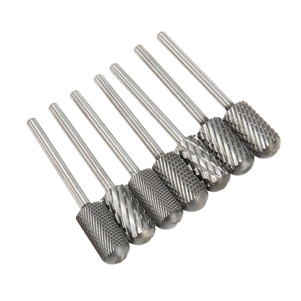 7pcs Tungsten Steel Nail Drill Bit Professional Portable Nail Artist Beginner Cuticle Remover Bits