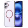For iPhone 16 Plus Magnetic Case Compatible with MagSafe 1.0mm Ultra Thin PC Back Cover