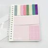 Portable Refillable Notepads Colorful Adhesive Index Label for Student Office Workers Note Taking Office School Supplies