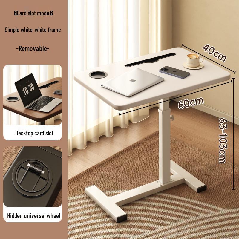 Adjustable Bedside Table: Versatile Folding Desk for Home, Bedroom, and Living Room