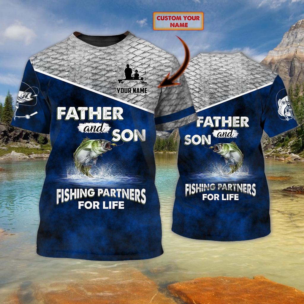 Pike / Marlin Fishing Personalized Name 3D All Over Printed Mens T Shirt Cool Summer Unisex Casual Short Sleeve T-shirt TX259