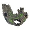 Aquarium Baumstumpf Loch Exquisites Garnelen Versteckhaus Hohlbaumloch Harzhandwerk Dekorationen