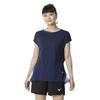 Game Pageant Size Short Dynamotion Officially Approved by the Japan Badminton Association Women's Tennis/Badminton Shirt, Blue, M, 62JAB206, Sleeve,