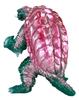 Character Content Production Middle Size Series Gamera Gamera Retro Green 100mm PVC Painted Complete Soft Vinyl Figure (CCP) [3rd Release] (1996) Ver.